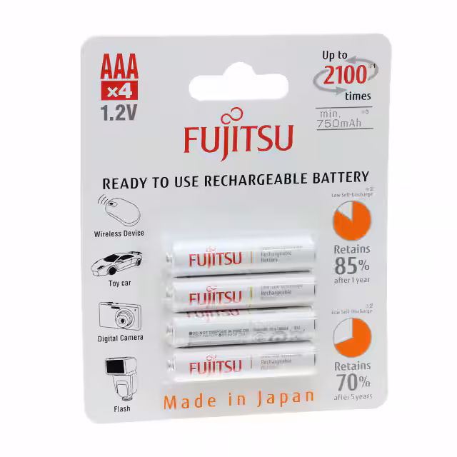 HR-4UTCEX(4B) FDK America, Inc., a member of Fujitsu Group  Piles rechargeables (secondaires)